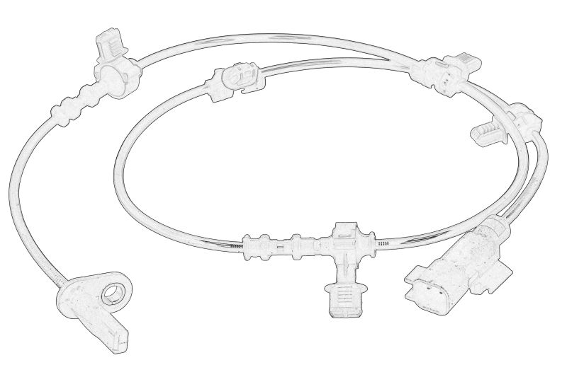 Senzor ABS spate dreapta/stanga original