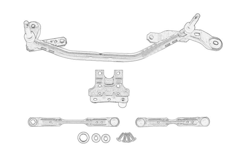Mecanism stergator parbriz fata (cu motor) original