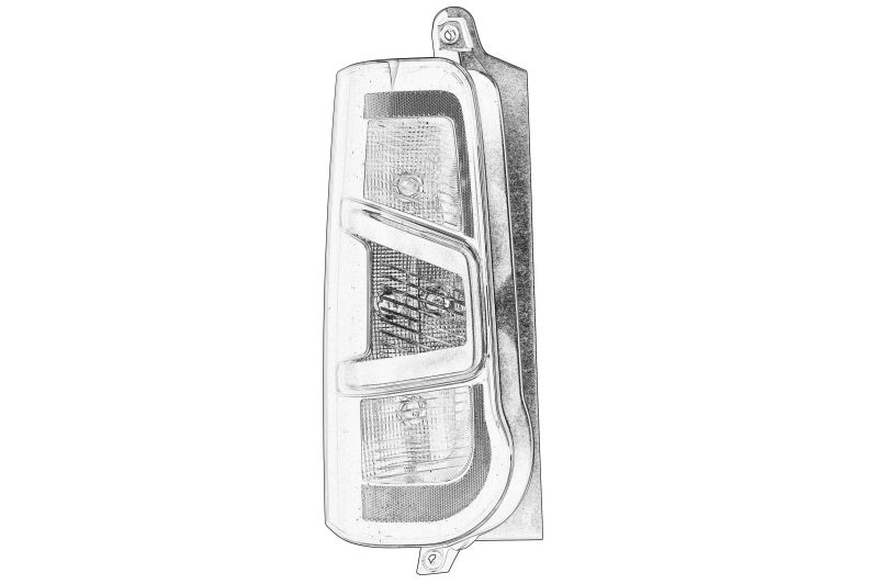 Lampa spate stanga (cu becuri; versiune cu usa din spate) originala