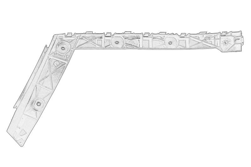 Ghidaj/suport bara de protectie spate dreapta original