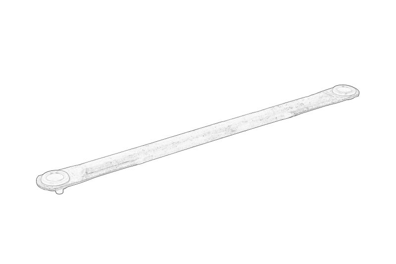 Legatura de conducere a stergatoarelor de parbriz Fata Stanga (265mm) originala