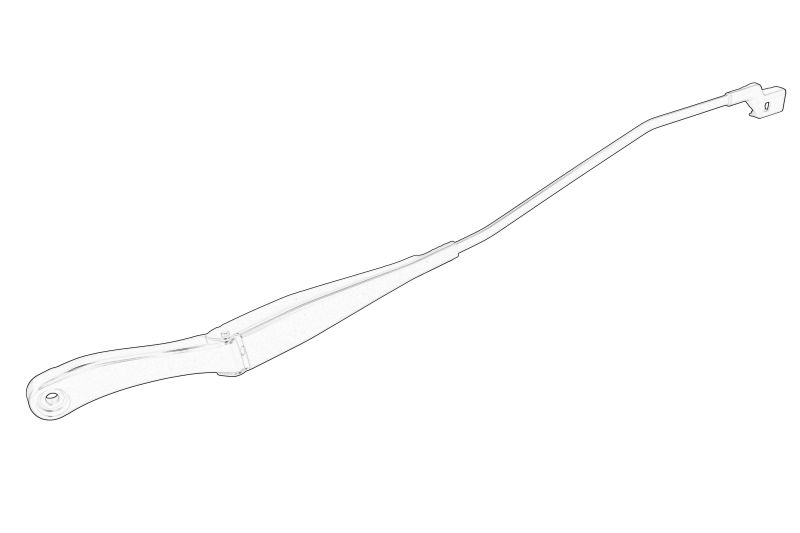 Bratul / capacul stergatorului fata dreapta original