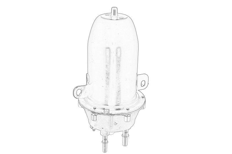 Carcasa filtru aer (cu filtru; cu un incalzitor) originala