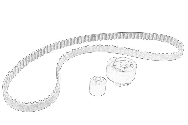 Set de distributie (curea + pinion) original