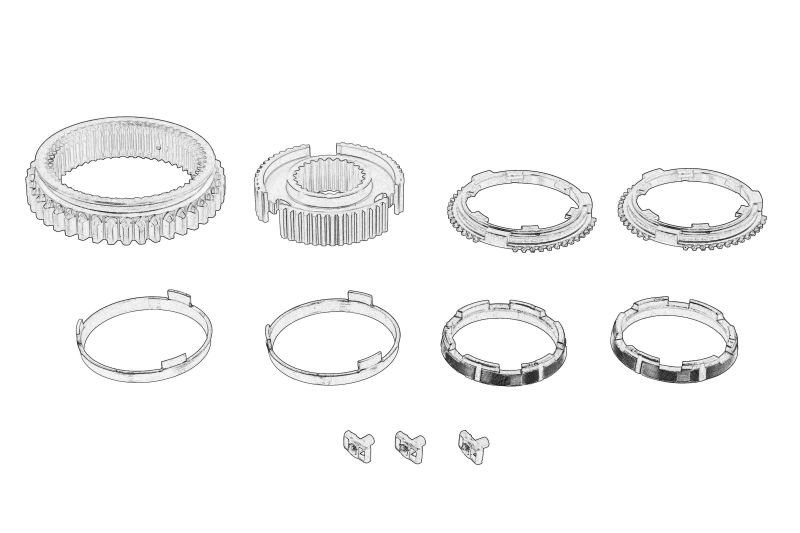 Pinion sincron (treapta i-ii) original