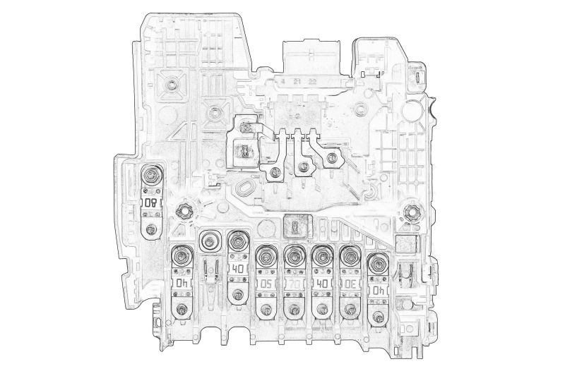 Cutie de sigurante ((en) for vehicles without start- STOP system) originala