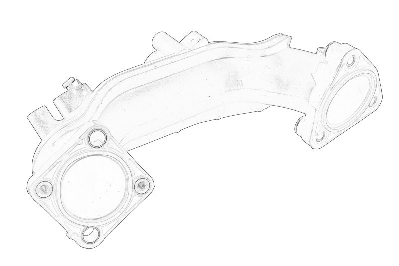 Furtun intercooler (lungime 340mm) original