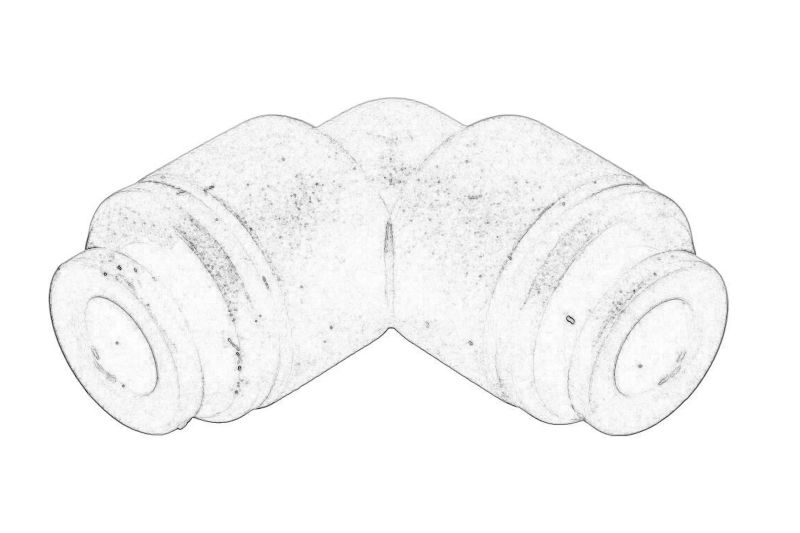 Furtun combustibil (brida U; conector cauciuc) original