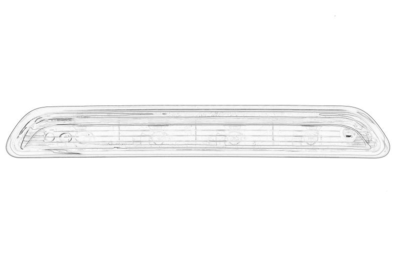 Lampa STOP (in clapeta de incarcare) originala 