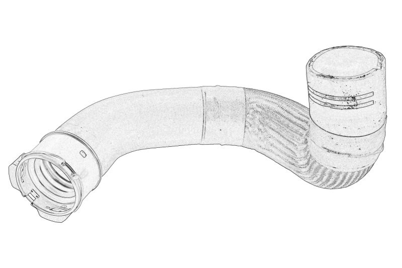 Furtun intercooler dreapta (inferior) original