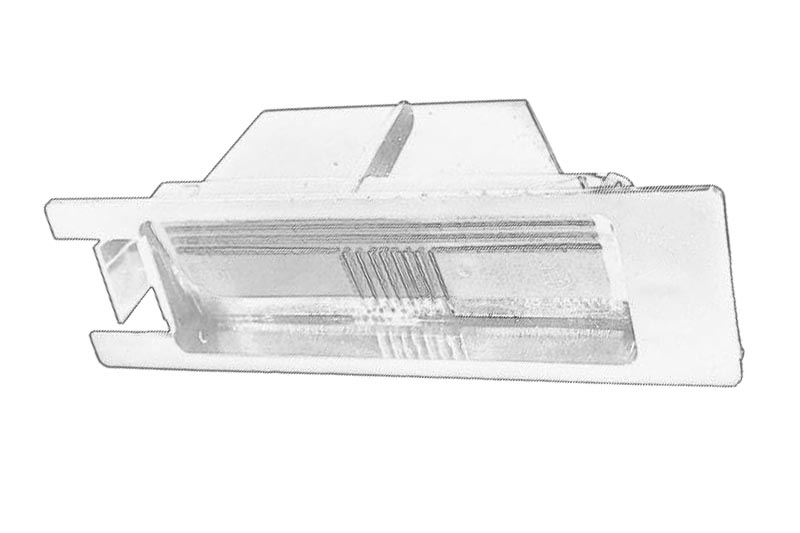 Lampa numar inmatriculare stanga originala
