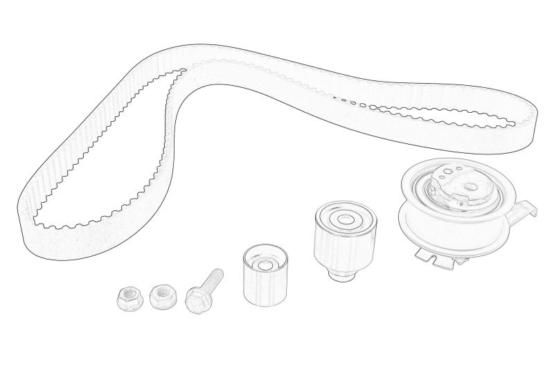Set de distributie (curea + pinion) original 