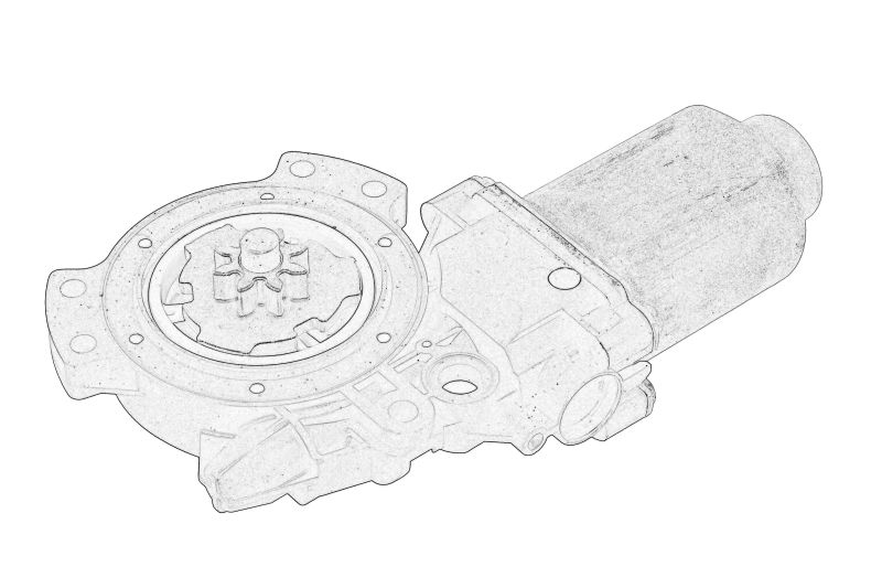 Motor de reglare a geamurilor fata dreapta original