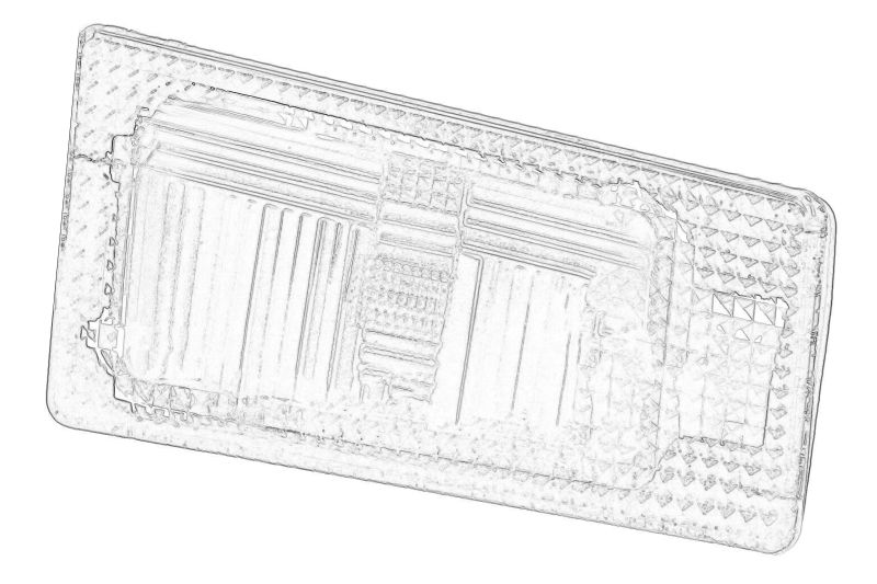 Lampa numar inmatriculare originala