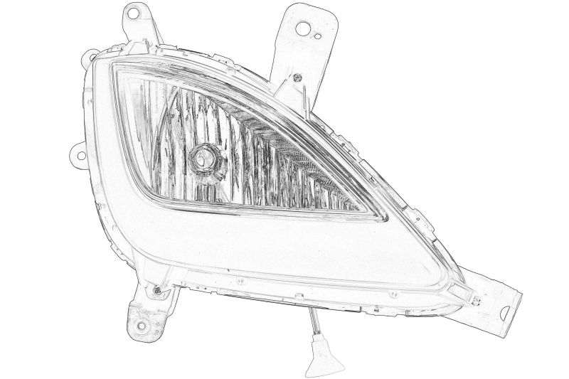 Lampa de ceata Fata Dreapta (H8) originala 