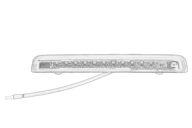 Lampa STOP (in clapeta de incarcare) originala