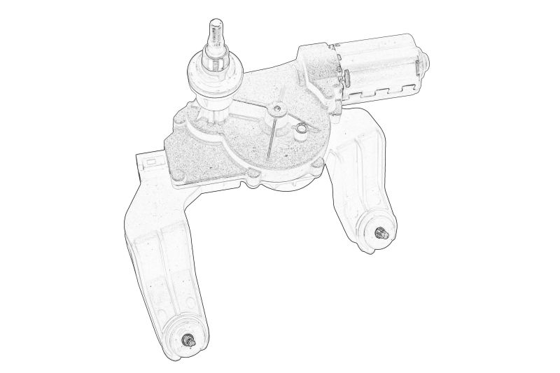 Motor stergator spate original