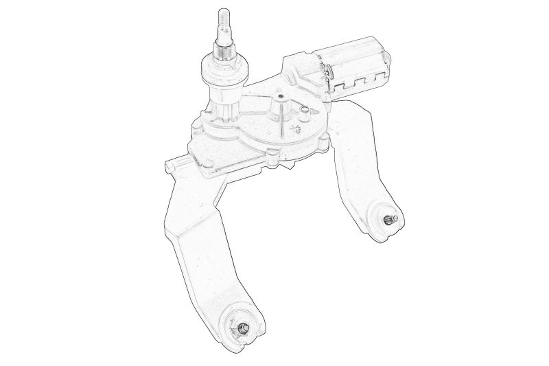 Motor stergator spate original