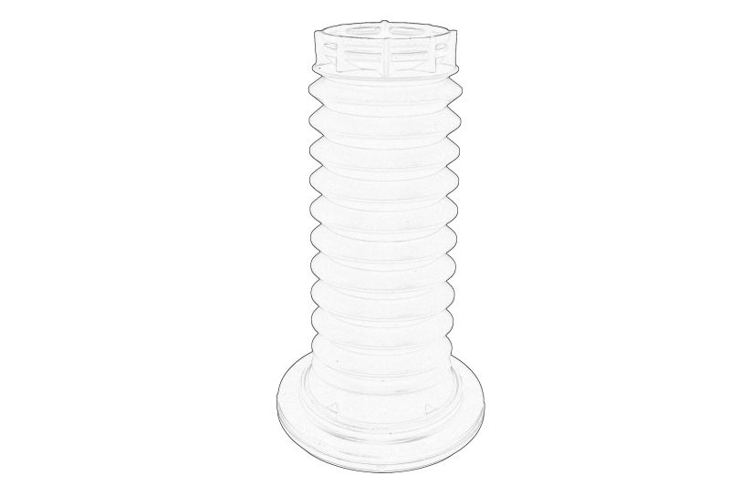 Burduf protectie amortizor, fata, dreapta/stanga original