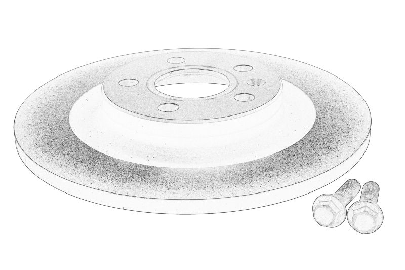 Disc frana Spate Dreapta/Stanga (roti de 16 inci) original
