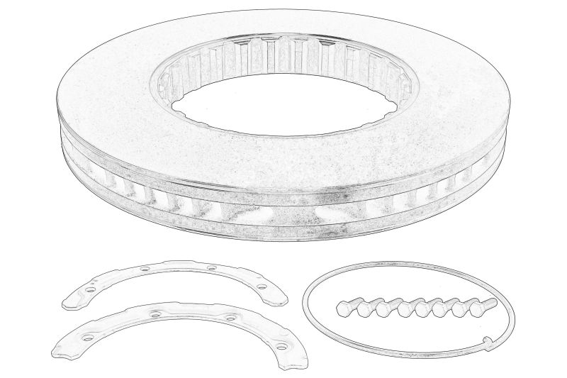 Disc frana fata/spate Dreapta/Stanga (410mmx45mm) original
