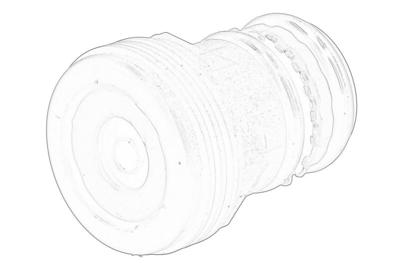 Montare tekalan (drept, plastic) original