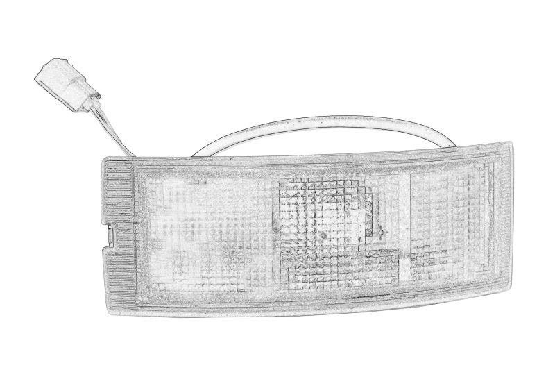 Lampa semnalizare fata (culoare sticla: transparent) originala 