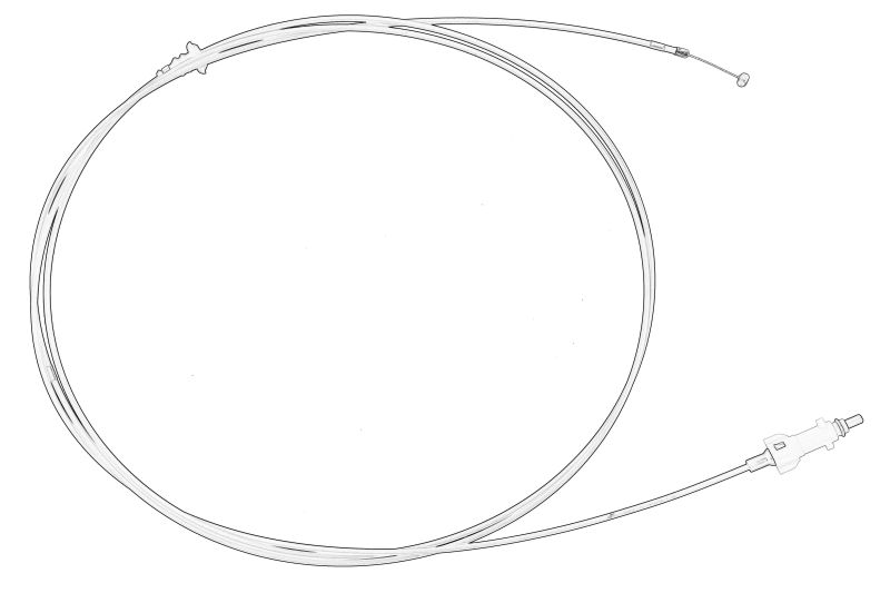 Clapeta de umplere a carburantului ((en) filler cable) originala