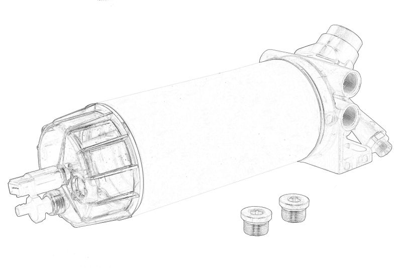 Filtru combustibil (cu un senzor de nivel al apei) original 