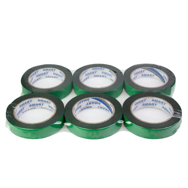 Grup cu doua fete Negru 25mm x 5m - 6 buc Negru
