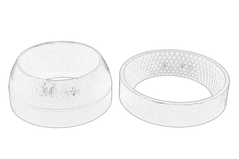 Bucsa arc Spate Dreapta/Stanga (98x140x58,5mm) originala
