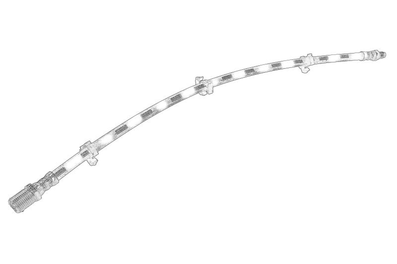 Furtun/conducta de frana; lungime: 550mm originala 