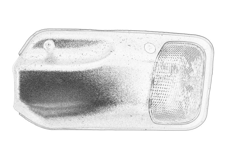 Lampa gabarit Dreapta, alb, suprafata, 12/24V originala