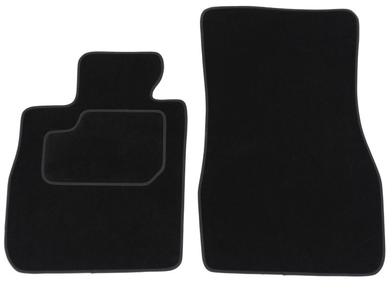 Covorase Auto velours, 2 buc, set, culoare negru