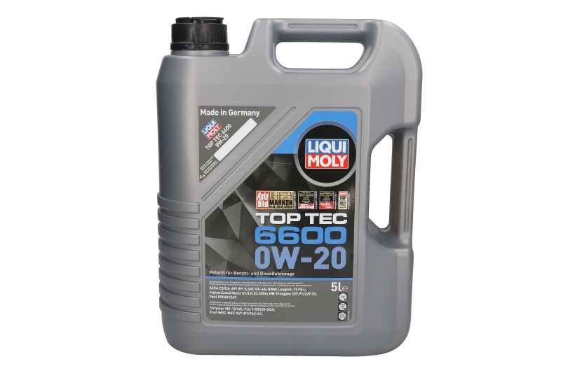 Ulei de motor LIQUI MOLY 0W-20 5L Opel OV 040 1547 - A · MB 229.71 · Land Rover STJLR.03 · Jaguar
