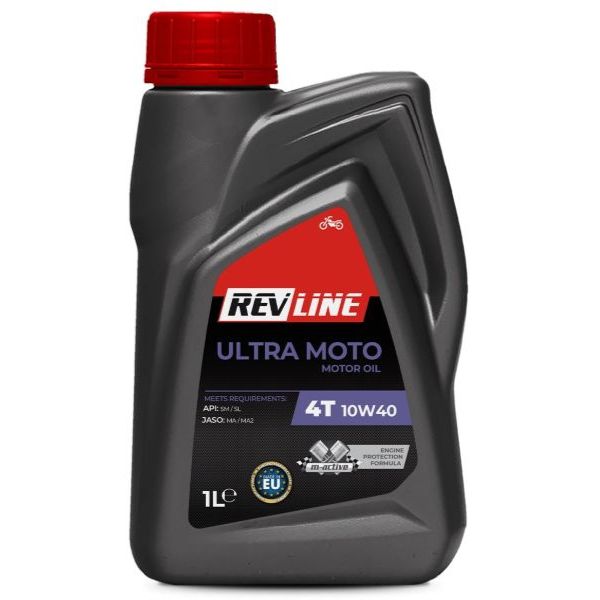 Ulei de motor REVLINE MOTO 10W-40 1L Semi sintetic