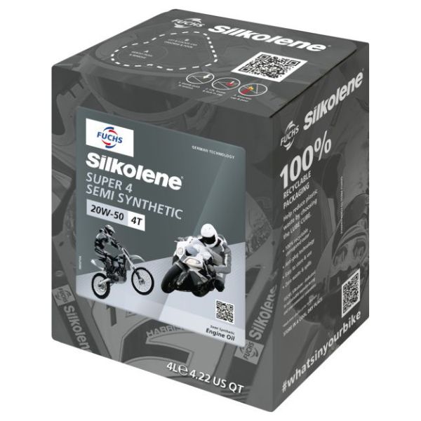 Ulei de motor SILKOLENE 20W-50 4L Semi sintetic