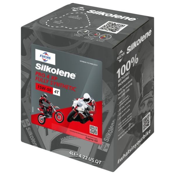 Ulei de motor SILKOLENE 15W-50 4L Sintetic