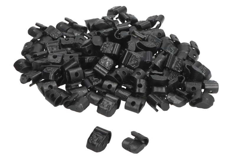 Greutate cu ciocanul, zinc, negru, 5g (pret pt: 100buc)