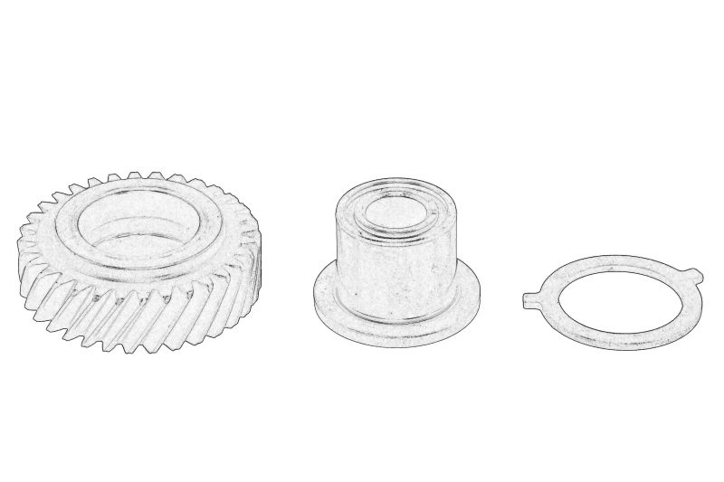 Angrenajul pompei de ulei (cu butuc; intermediar) original