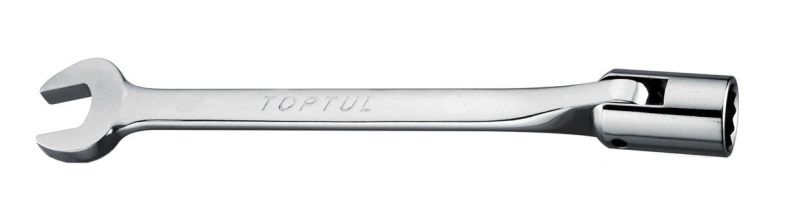 Swivel-socket combination wrench