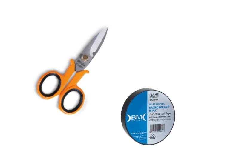 Scissors, for electricians,, length: 145 mm 1pcs