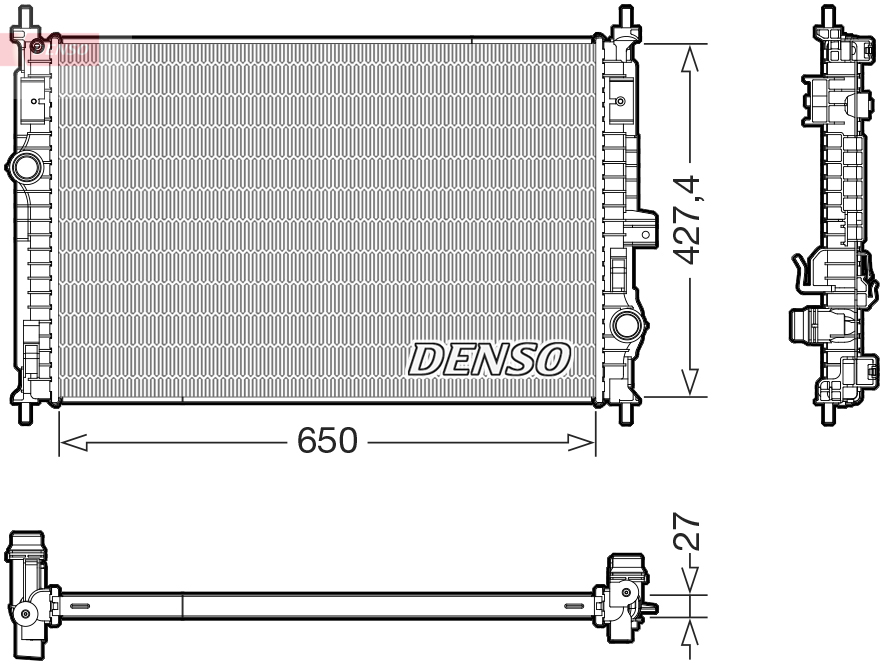 Radiator motor DENSO DRM20048