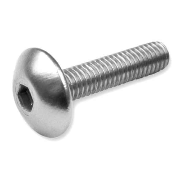 Bolt/Surub (en) allen flat (M6x20, culoare argintiu, 6 buc)