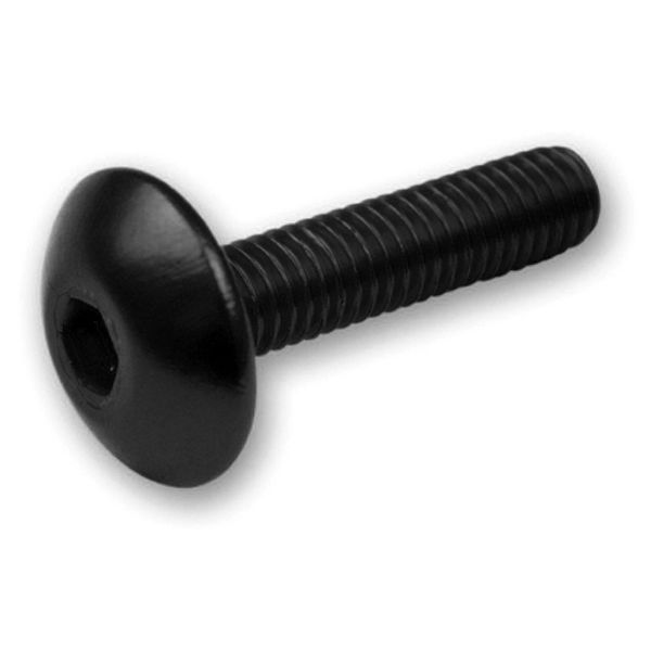 Bolt/Surub (en) allen flat (M6x20, culoare negru, 6 buc)