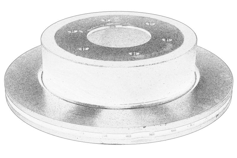 Disc frana spate dreapta/stanga original