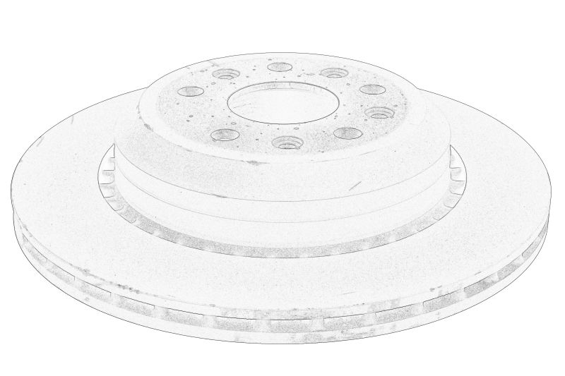 Disc frana spate dreapta/stanga original