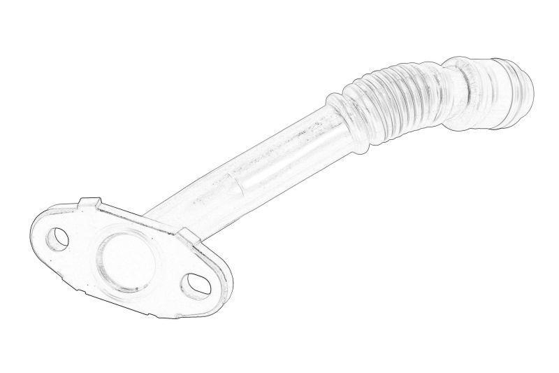 Furtunul de ungere a turcochargerului (cu garnitura; cu o-ring) original 
