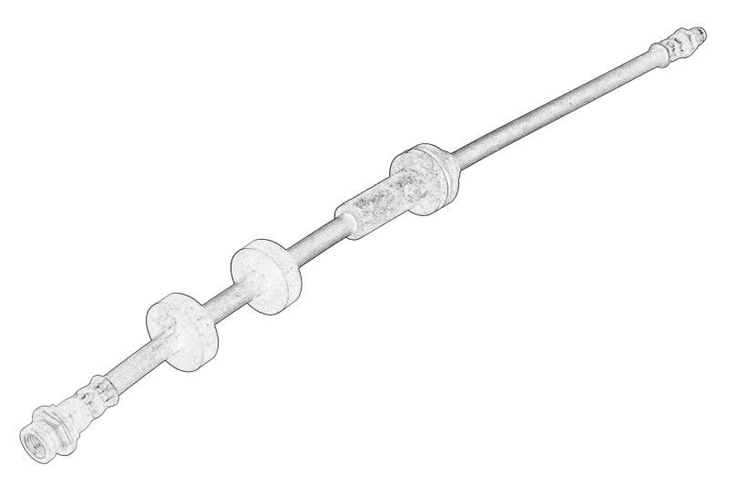 Furtun/conducta de frana fata dreapta/stanga (intarit) originala