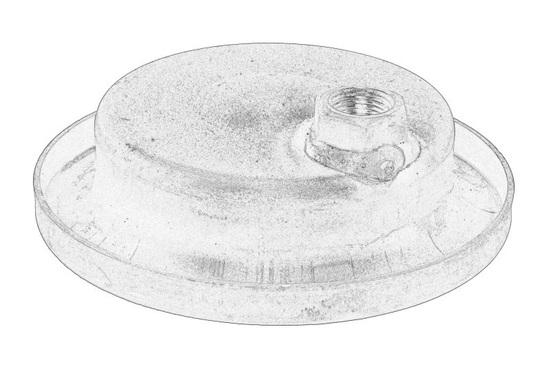Capacul butucului rotii original 